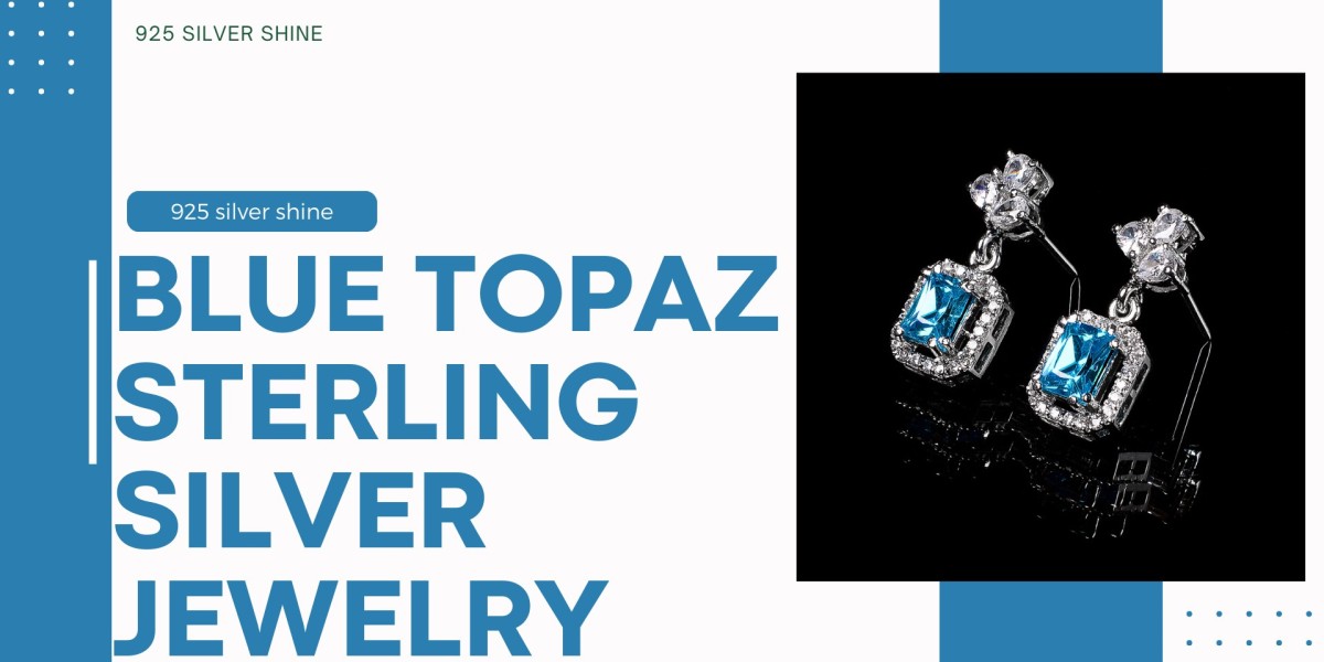Unveiling the Elegance of Blue Topaz Rings: Exquisite Sterling Silver Engagement Jewelry in London by 925 Silver Shine
