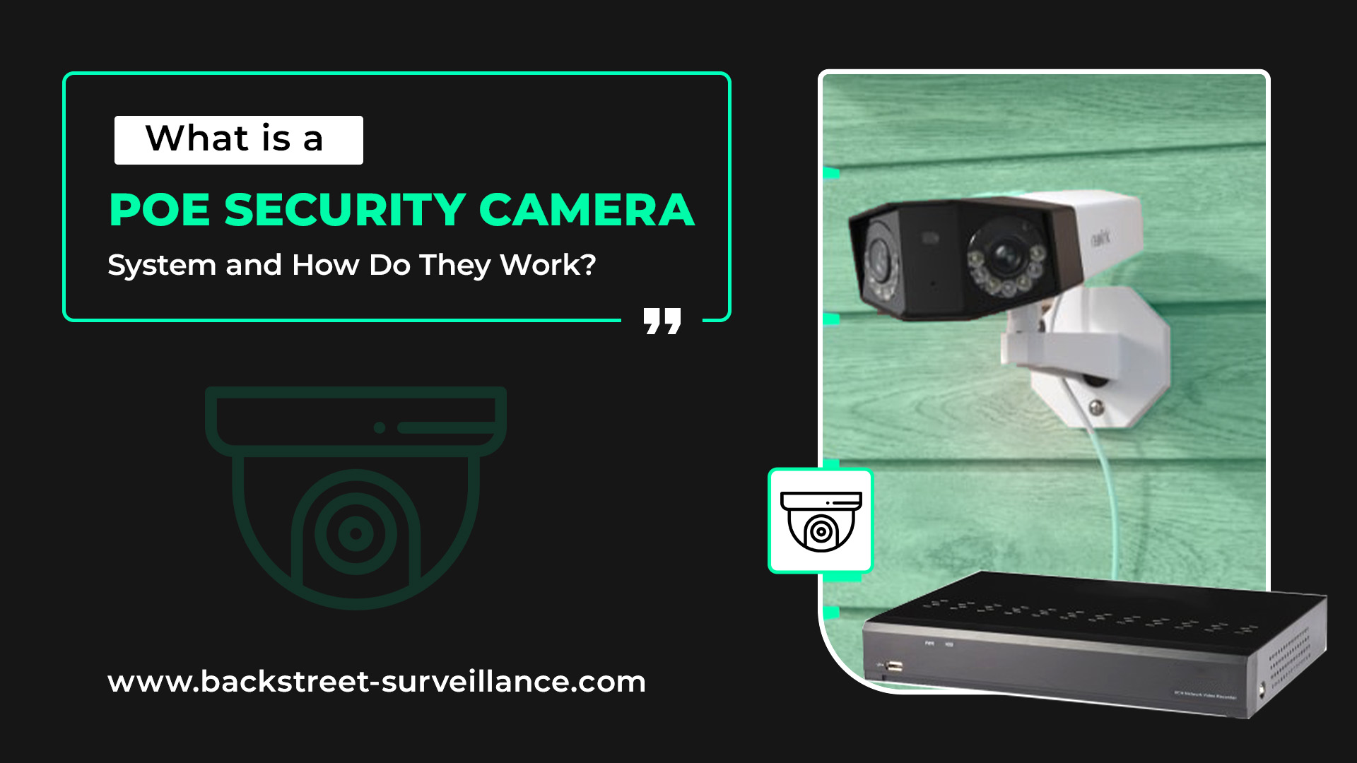 What is a PoE Security Camera System and How Do They Work